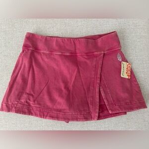 NWT-Free People/FP Movement Hot Shot Mini Skort-Color Lovestruck (pink)-Sz Small
